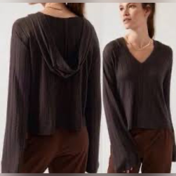 🌹ATHLETA HARMONY POSE HOODED TOP - Picture 1 of 8